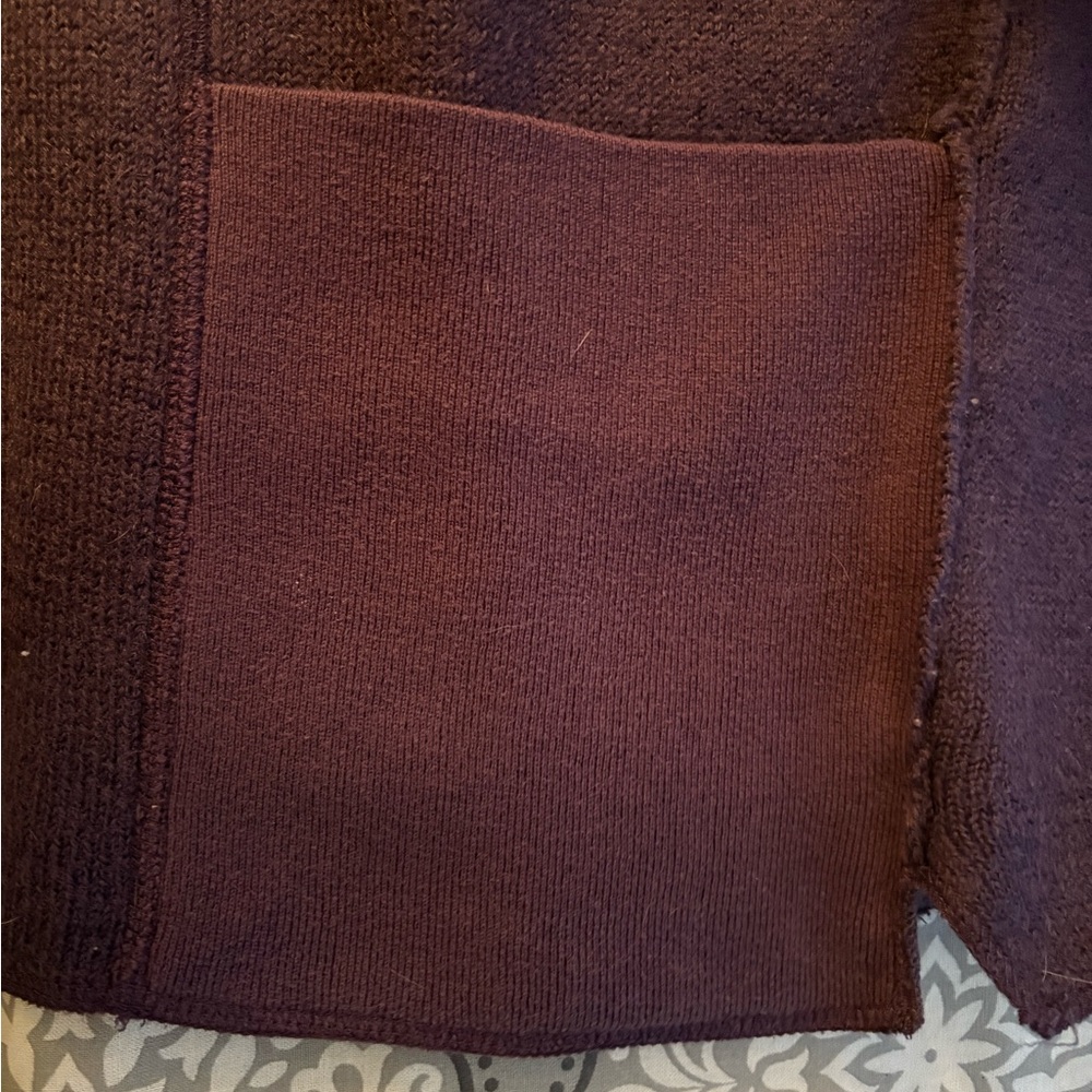 Cabela's Deep Purple Cardigan Sweater - Picture 11 of 11